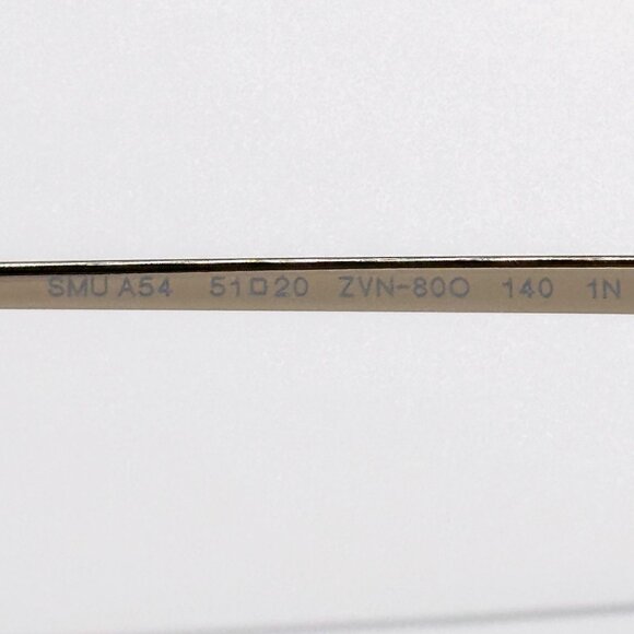 NEW MIU MIU SUNGLASSES MUA54S ZVN80O OVAL GOLD WOMEN MU A54S SMU A54